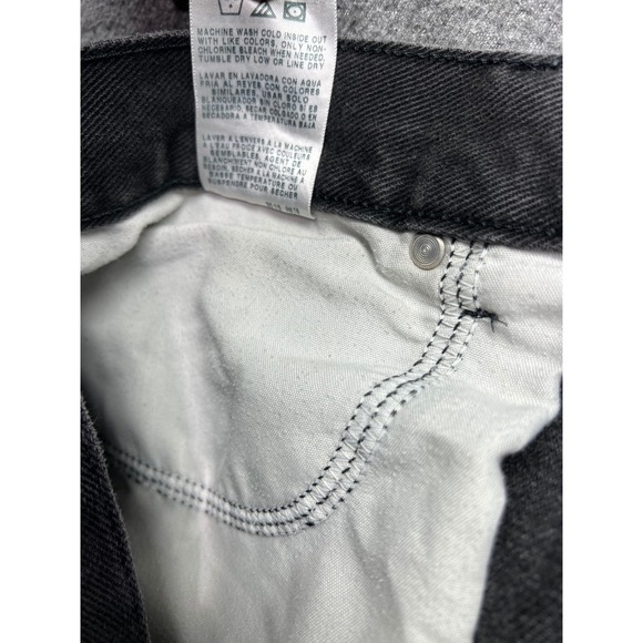 Lee Jeans Mens 36x30 Black Fit 36x29 Regular Straight Denim Pants TZS-K146-008 - Picture 12 of 16